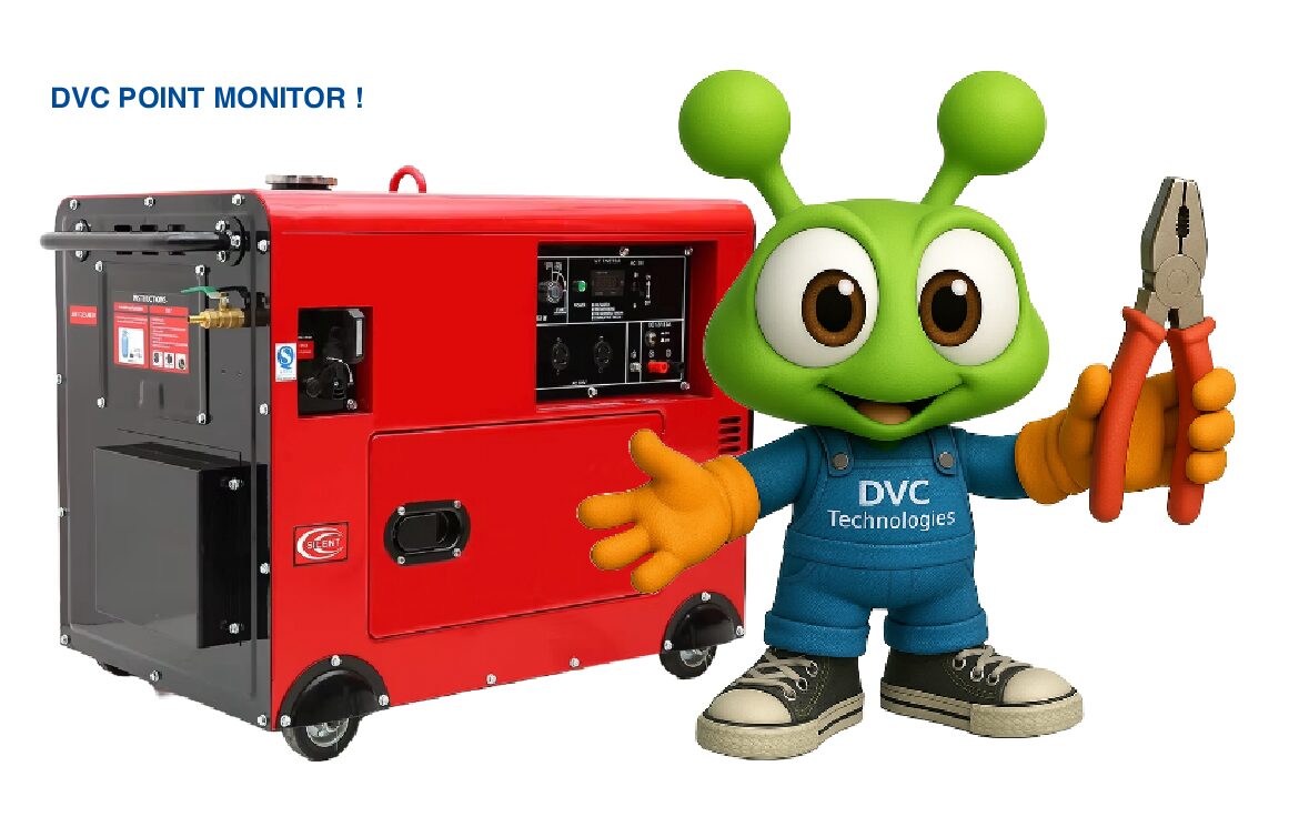 Monitoring of electric Generator and again DVC Point Monitor